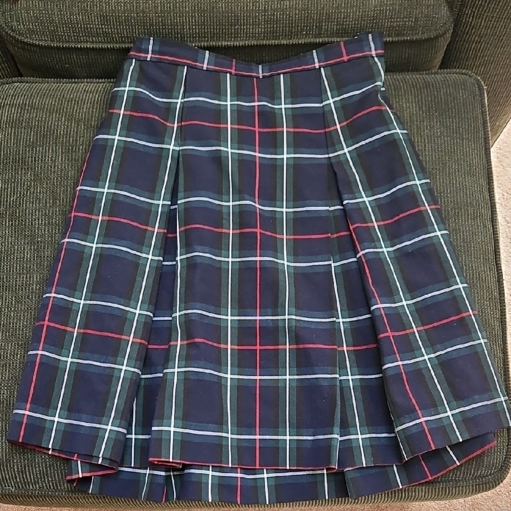 Royal Park School Uniform Plaid Skirt Girls Size 18 Teen.